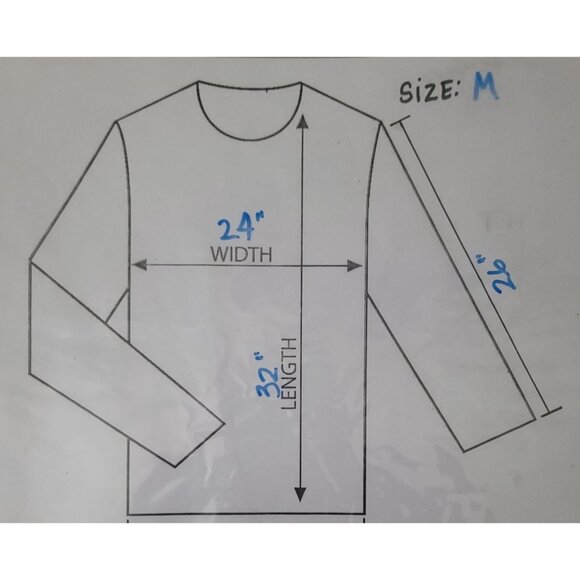 WICKED Clothing PUBLIC ENEMY Blue & Black Plaid Long Sleeve Shirt Men's Size M - Picture 7 of 7